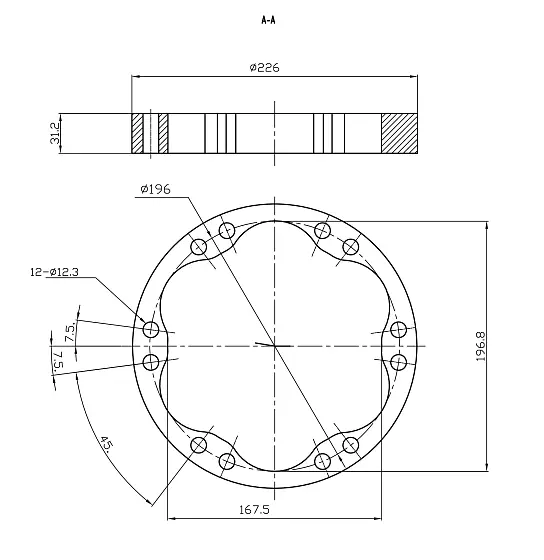 Статор D1-196,8 h-31,2