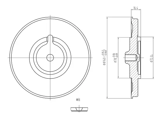 Тормозной поршень