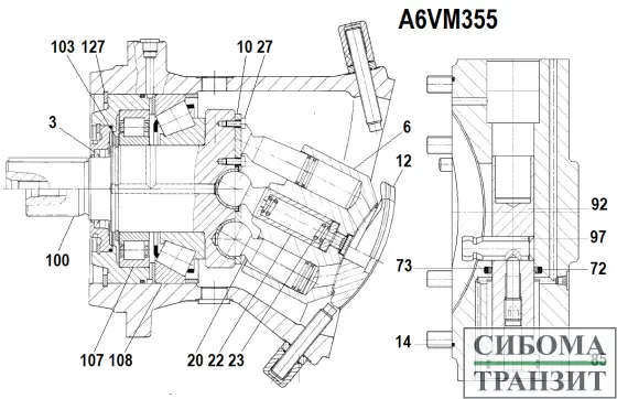 A6VM355 запчасти