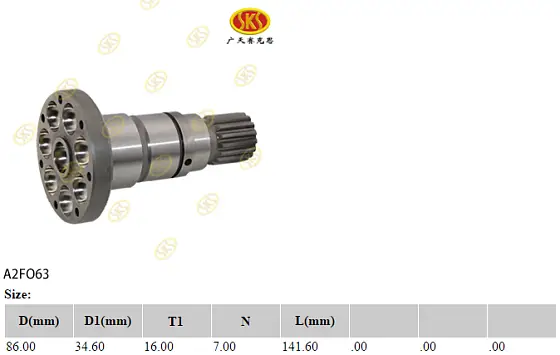 Ведущий вал A T16d35 L141.6 (стопорное кольцо)