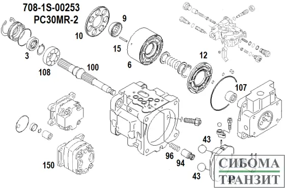 708-1S-00253 MAIN PUMP