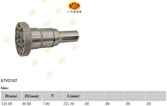 Ведущий вал d110x211.5 d40 (шпонка)