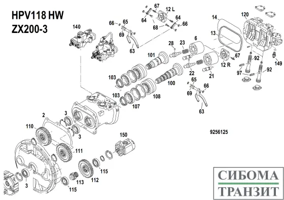 HPV118 запчасти
