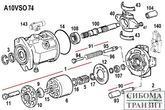 A10V(S)O74 /31 запчасти