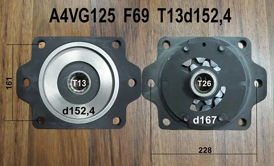 Шестерённый насос F69 T13d152.4