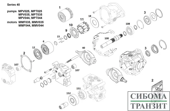 MMF044 MMV044 запчасти