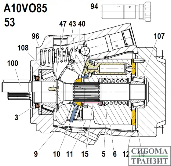 A10VO85 /53 запчасти