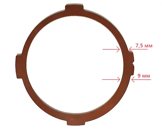 Кольцо 133.2x2