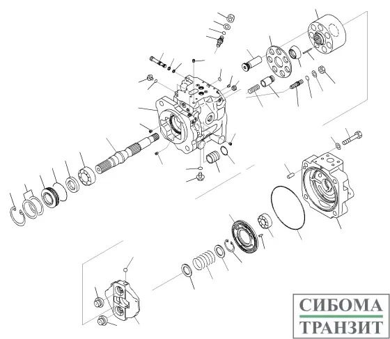 708-1U-11524 MAIN PUMP WA380-8