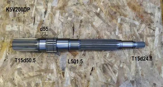 Ведущий вал T15d50.5 L501.5 T15d24.8 (EX 450)