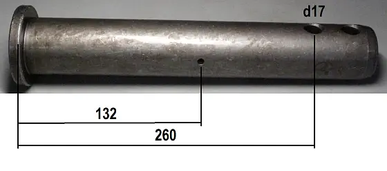 Палец с каналом смазки 55x320/132
