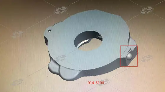 Поворотная плита правая 