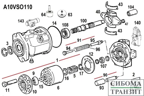A10V(S)O110 /31 запчасти