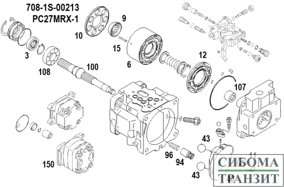 708-1S-00213 MAIN PUMP