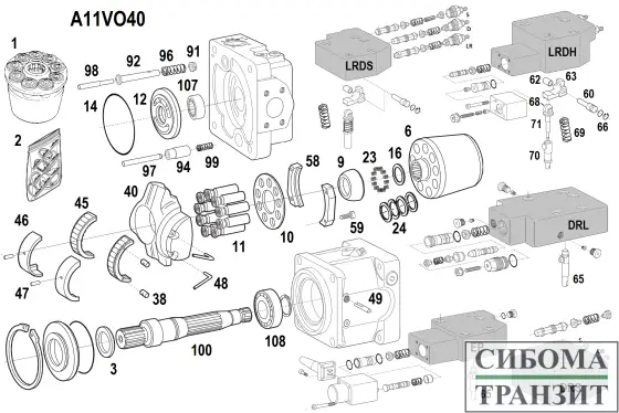 A11VO40 запчасти