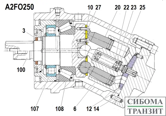 A2FO(M)250 запчасти