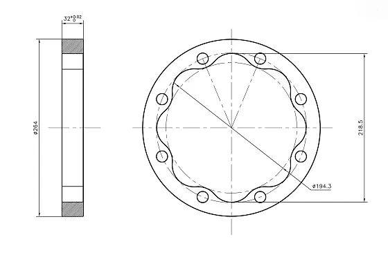 Статор -0 D1-218,5