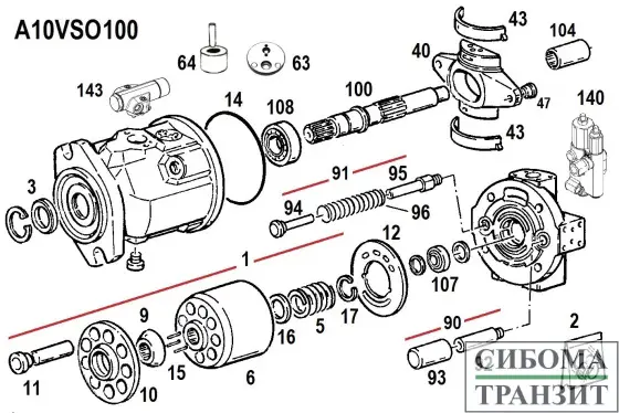 A10V(S)O100/31 запчасти