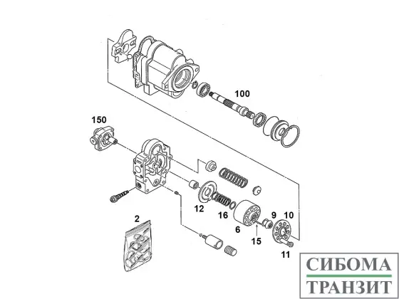 PVK-2B-505 запчасти