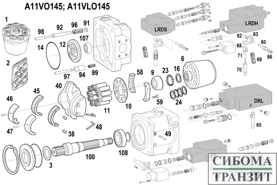 A11VO145 запчасти