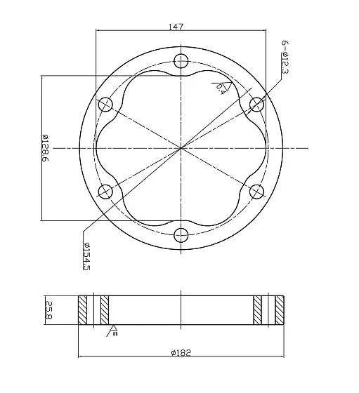 Статор (0) D147 (6 отверстий)