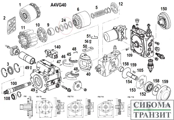 A4VG40/32 запчасти