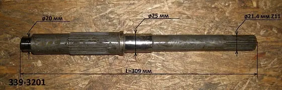 Ведущий вал T11d21.6 L309