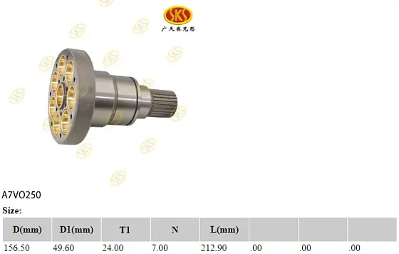 Ведущий вал Z T24d50 210 (под стопорное кольцо)