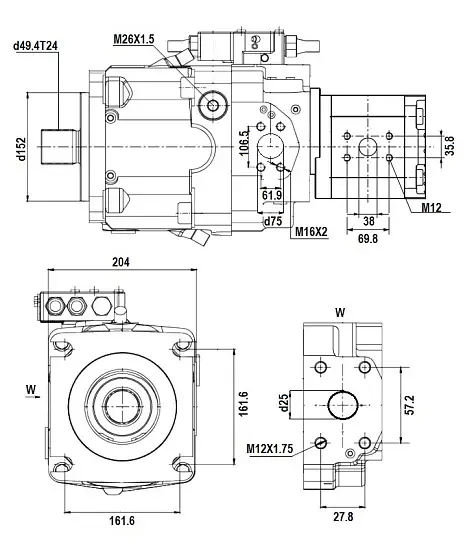 S A11VO130LRDS/10L-NZD12K02+AZPG-056LDC07KB тандем