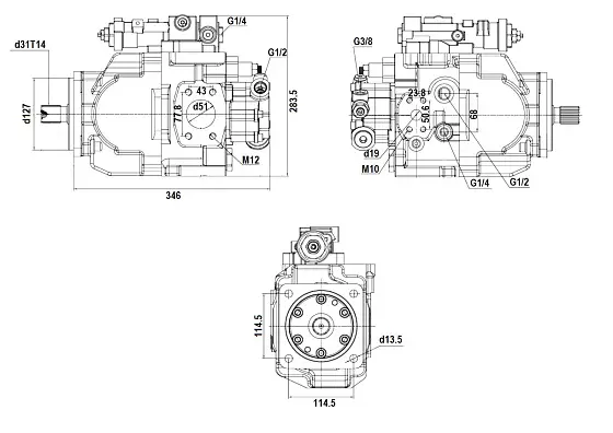 S PVC90RC08-06 гидронасос