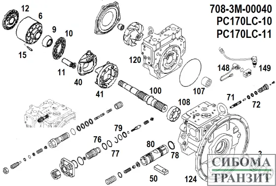 708-3M-00040 MAIN PUMP