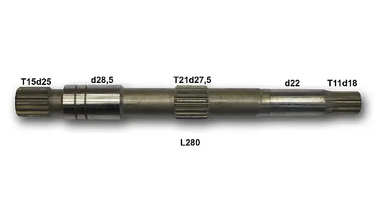 Ведущий вал T15d25 L280 T11d18.6