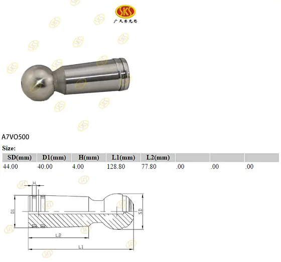 Поршень с кольцами 40x128.8