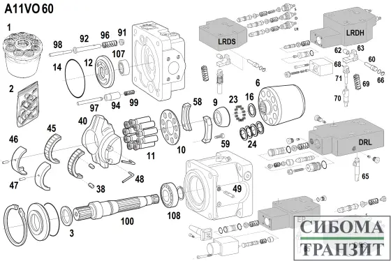 A11VO60 запчасти