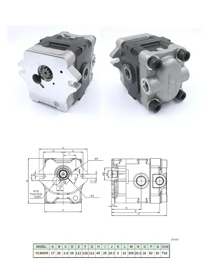 Насос сервоуправления PC35/PC40