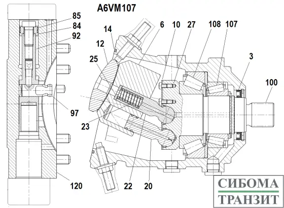 A6VM107/63 запчасти