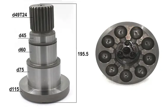Ведущий вал T24