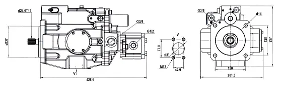 S A10VD43 гидронасос
