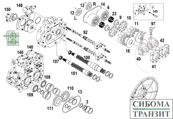 K3V112DP запчасти
