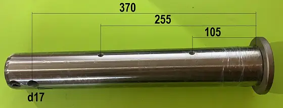 Палец с двумя каналами смазки 65x430/105/255