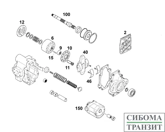 PVD-2B-36L/38/40 запчасти