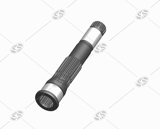 Ведомый вал L184 T15d24.7 (внутр. T15d22)