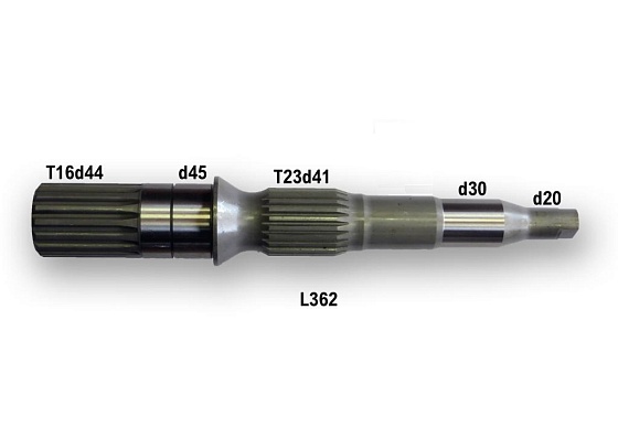 Ведущий вал T16d44.3 L361 шлиц