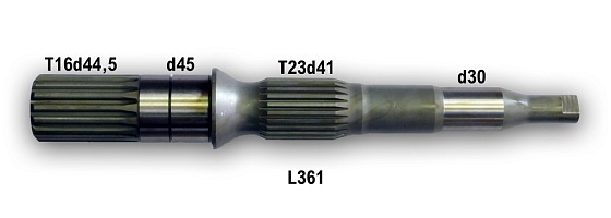 Ведущий вал T16d44.3 L361