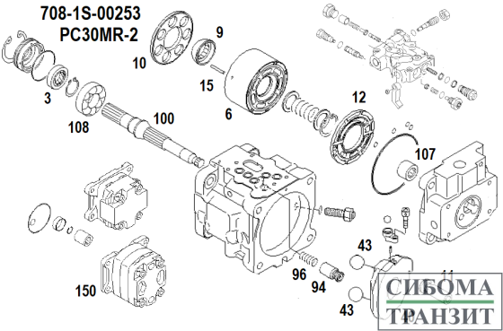 708-1S-00253 MAIN PUMP