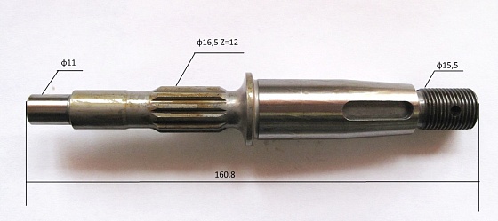 Ведущий вал L160.8 (шпонка)