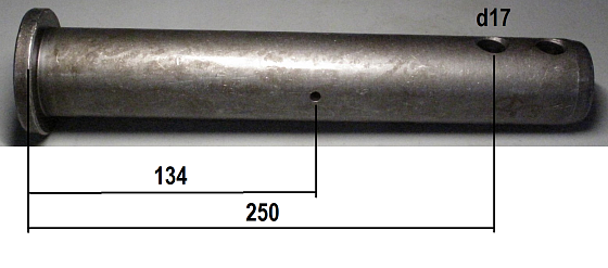 Палец с каналом смазки 55x310/134