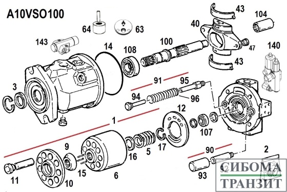 A10V(S)O100/31 запчасти