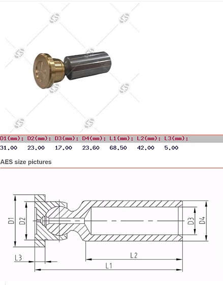 Поршень с башмаком 23.6x68.5