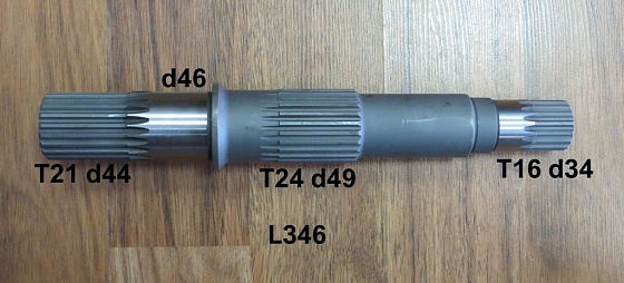Ведущий вал L346 T21d44 T16d34